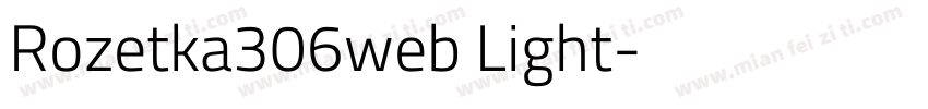 Rozetka306web Light字体转换